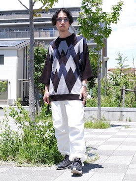 かみけん。さん(メンズ・168cm)の夏コーディネート