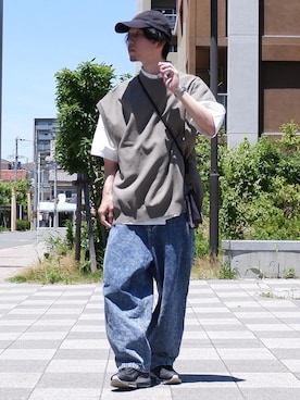 かみけん。さん(メンズ・168cm)の夏コーディネート