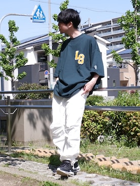 かみけん。さん（メンズ・168cm）の春コーディネート