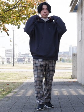 かみけん。さん（メンズ・168cm）の秋コーディネート