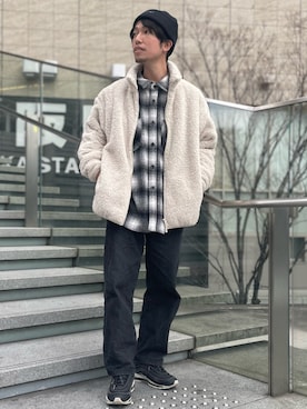 「ILL'S（イルズ）のアイテム（ジャケット/アウター）」を使った、かみけん。さん（メンズ・168cm）の冬コーディネート
