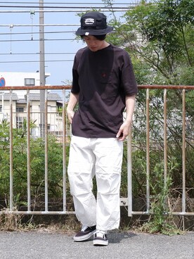 かみけん。さん(メンズ・168cm)の春コーディネート