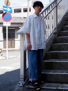 かみけん。さん（メンズ・168cm）の夏コーディネート