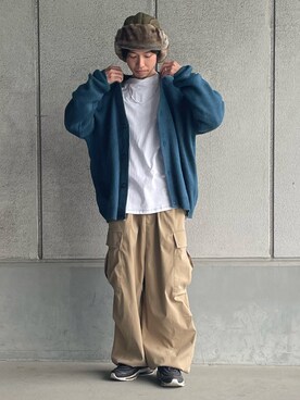 かみけん。さん（メンズ・168cm）の冬コーディネート