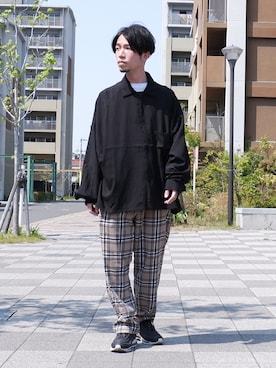 「ドルマン」｜「アイテム（その他）」を使った、かみけん。さん（メンズ・168cm）の春コーディネート