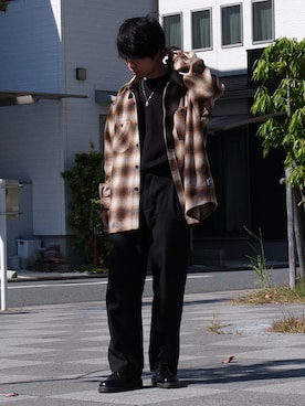 「ILL'S（イルズ）のアイテム（ジャケット/アウター）」を使った、かみけん。さん（メンズ・168cm）の秋コーディネート