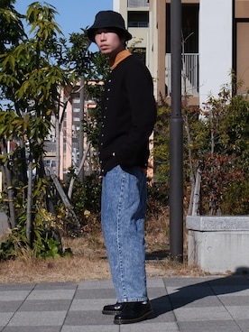 かみけん。さん（メンズ・168cm）の冬コーディネート