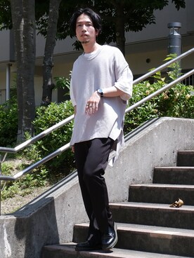 かみけん。さん(メンズ・168cm)の夏コーディネート