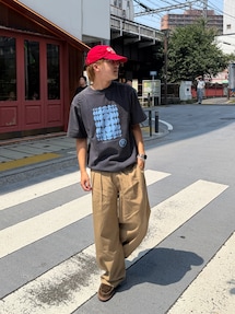 りくお｜WISH FOR EVERのTシャツ/カットソーを使った参考コーディネート