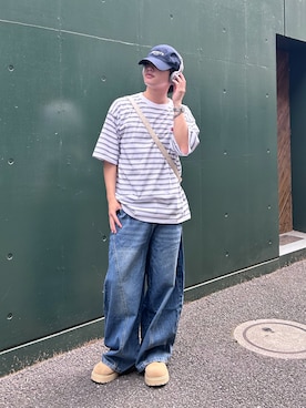 「link lot（リンクロット）のアイテム」を使った、りくおさん（メンズ・165cm）の夏コーディネート