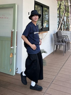 「thisisneverthat（ディスイズネバーザット）のアイテム」を使った、りくおさん（メンズ・165cm）の春コーディネート