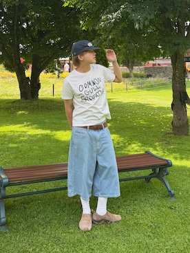 「MERRELL（メレル）のアイテム」を使った、りくおさん（メンズ・165cm）の夏コーディネート