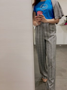 「ショート丈ジャケット」｜anikAmoonさん（レディース・165cm）の夏コーディネート