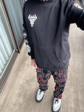 「アイテム（スラックス）」を使った、あ、ぽちゃ先生♪さん（メンズ・176cm・40代）の秋コーディネート