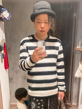 「アイテム（帽子）」を使った、あ、ぽちゃ先生♪さん（メンズ・176cm）の秋コーディネート