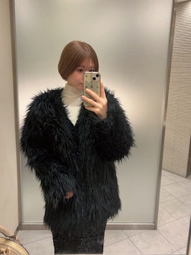 「ANAP（アナップ）のアイテム」を使った、yuukaさん（レディース・156cm）の冬コーディネート