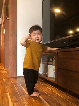 woooさん（キッズ・80cm）の夏コーディネート