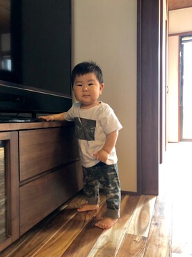 woooさん（キッズ・80cm）の夏コーディネート