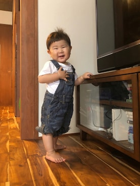 woooさん（キッズ・80cm）の夏コーディネート