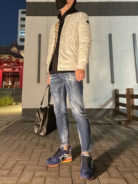 「BLACK LABEL CRESTBRIDGE（ブラックレーベル・クレストブリッジ）のアイテム（パーカー）」を使った、griさん（メンズ・171cm）の秋コーディネート
