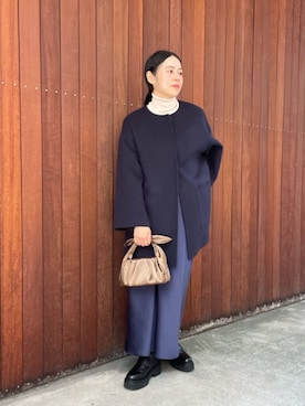 「UNITED ARROWS（ユナイテッドアローズ）のアイテム（その他アウター）」を使った、NAOKOさん（レディース・159cm）の秋コーディネート
