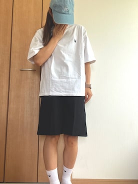 「アイテム（ソックス/靴下）」を使った、keroriinさん（レディース・163cm）の秋コーディネート