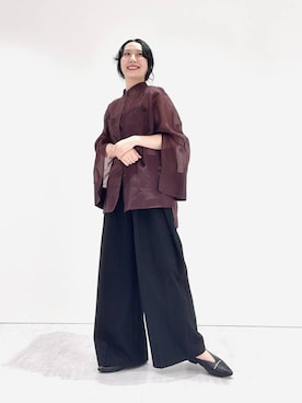 「HIMIKO（ヒミコ）のアイテム」を使った、ayaさん（レディース・158cm）の秋コーディネート