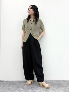 「HIMIKO（ヒミコ）のアイテム」を使った、ayaさん（レディース・158cm）の夏コーディネート
