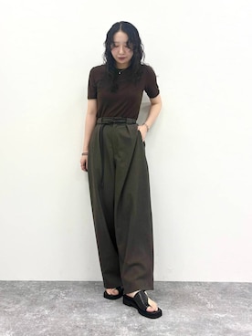 「HIMIKO（ヒミコ）のアイテム」を使った、ayaさん（レディース・158cm）の夏コーディネート