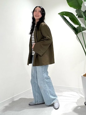 「HIMIKO（ヒミコ）のアイテム」を使った、ayaさん（レディース・158cm）の春コーディネート