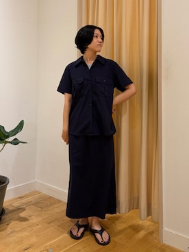 「EKAL（エカル）のアイテム」を使った、sasakiさん（レディース・161cm）の夏コーディネート