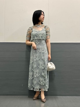 「アイテム（ドレス）」を使った、sasakiさん（レディース・161cm）の夏コーディネート