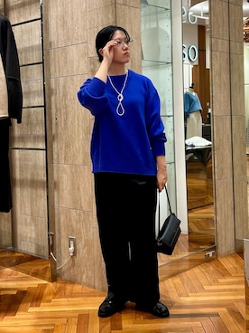 「アイテム（メガネ）」を使った、sasakiさん（レディース・161cm・30代）の秋コーディネート