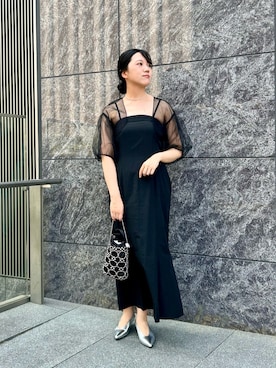 「アイテム（ドレス）」を使った、sasakiさん（レディース・161cm）の夏コーディネート