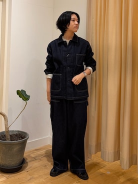 「かぐれ（カグレ）のアイテム（Tシャツ/カットソー）」を使った、sasakiさん（レディース・161cm）の秋コーディネート