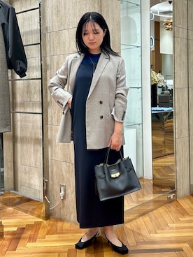 「アイテム（ジャケット/アウター）」を使った、sasakiさん（レディース・161cm・30代）の秋コーディネート