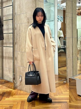 「アイテム（その他アウター）」を使った、sasakiさん（レディース・161cm・30代）の秋コーディネート