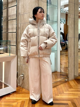 「アイテム（その他アウター）」を使った、sasakiさん（レディース・161cm）の秋コーディネート