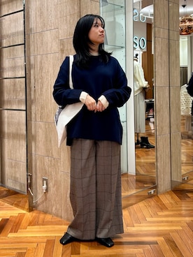 「アイテム（その他シューズ）」を使った、sasakiさん（レディース・161cm・30代）の秋コーディネート