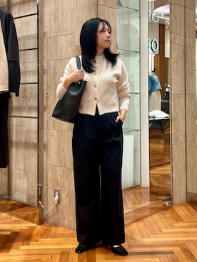 「F by ROSSO（エフバイロッソ）のアイテム」を使った、sasakiさん（レディース・161cm）の秋コーディネート