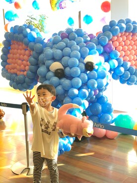 「お出掛けコーデ」｜「アイテム（雑貨/ホビー）」を使った、ganchqn0410さん（キッズ・100cm）の夏コーディネート