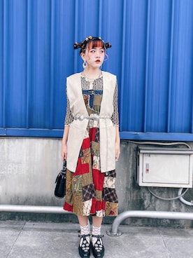 「MOUSSY（マウジー）のアイテム」を使った、KARA カラ🇹🇼さん（レディース・158cm）の冬コーディネート