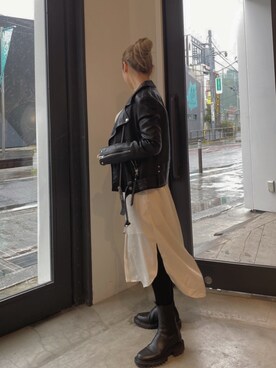 シャツワンピースを使った レザージャケット の人気ファッションコーディネート ユーザー ショップスタッフ Wear シャツワンピースを使った レザージャケット の人気ファッションコーディネート ユーザー ショップスタッフ Wear