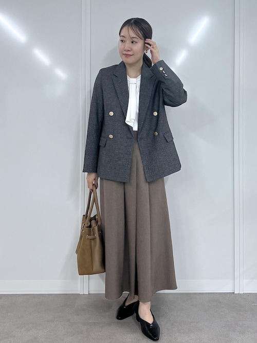 コメ欄セール！超スペシャル くすみカラー 金ボタン ビックシルエット レザータグ 超スペシャル 希少カラー くすみカラー 金ボタン ビックシルエット