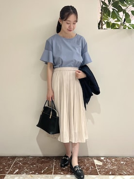 「GDM13670」｜ななこさん（レディース・151cm）の夏コーディネート