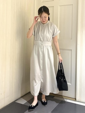 「ROPE' PICNIC（ロペピクニック）のアイテム」を使った、ななこさん（レディース・151cm）の秋コーディネート