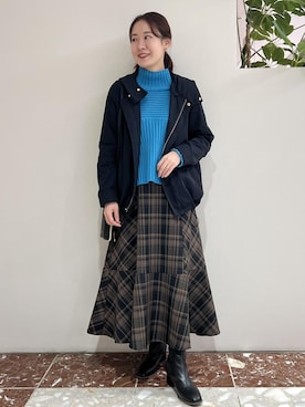 「サステナブル」｜ななこさん（レディース・151cm）の秋コーディネート