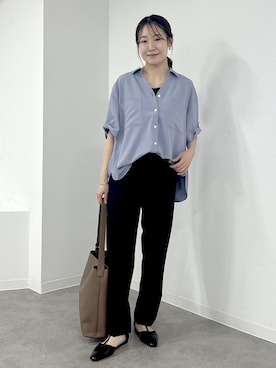 「お仕事コーデ」｜ななこさん（レディース・151cm）の夏コーディネート