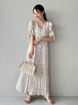 「ボストンバッグ」｜ななこさん（レディース・151cm）の冬コーディネート