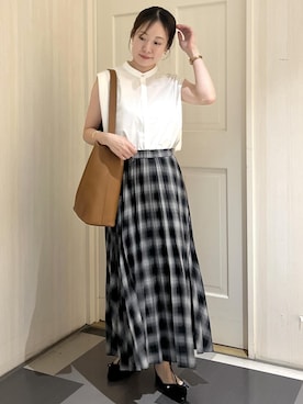「アイテム（パンプス）」を使った、ななこさん（レディース・151cm・20代）の秋コーディネート